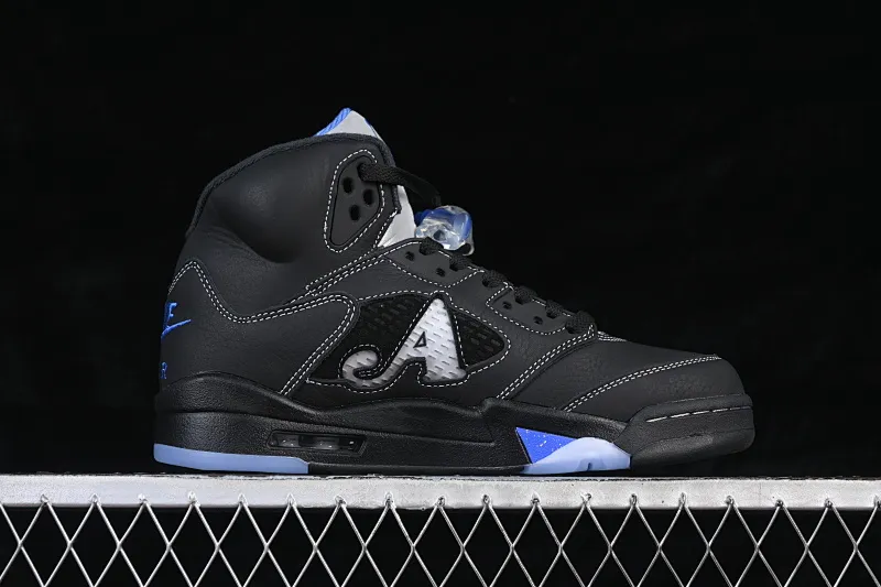 All categories Air Jordan Jordan series basketball shoes Air Jordan 5 TG version Awake NY x Air Jordan 5 "Black Metallic" AJ5 Joe 5 joint model black and gray DV4982-004